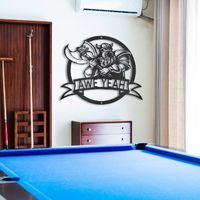 Custom Steel Signs: Man Cave & Garage Metal Wall Decor Made in USA