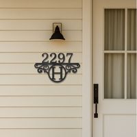 Custom Steel Signs: House Numbers & Address Plaques Made in USA