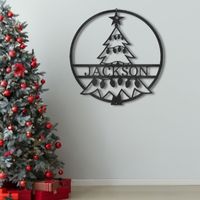 Custom Steel Sign: Holiday & Seasonal Metal Wall Decor Made in USA