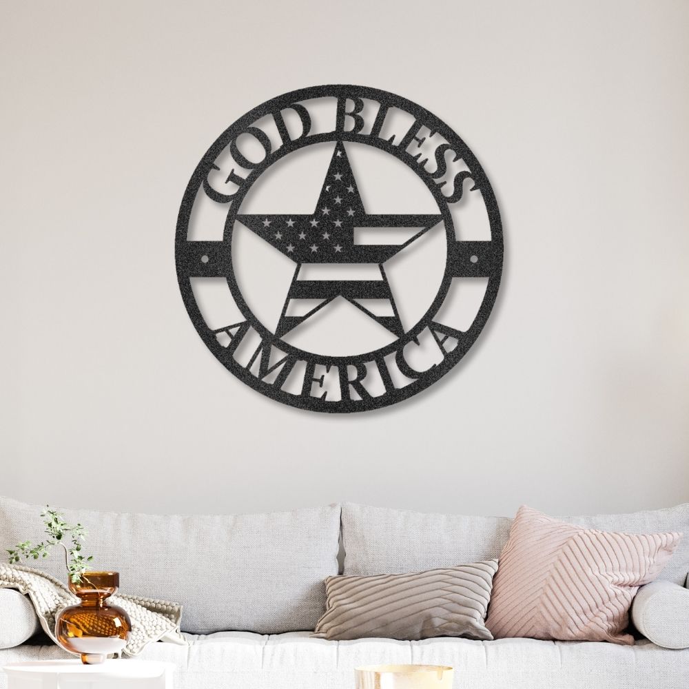 Patriotic Metal Wall Art