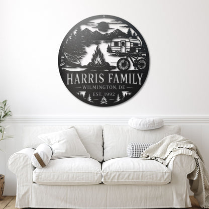 Special Request - Harris Family Metal Wall Art