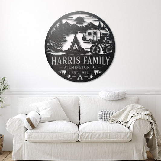 Special Request - Harris Family Metal Wall Art