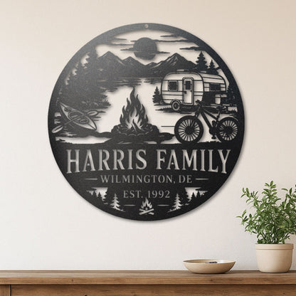 Special Request - Harris Family Metal Wall Art