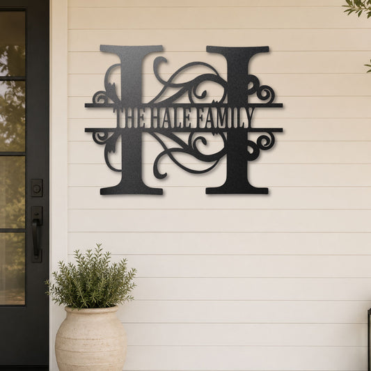 SPLIT LETTER MONOGRAM