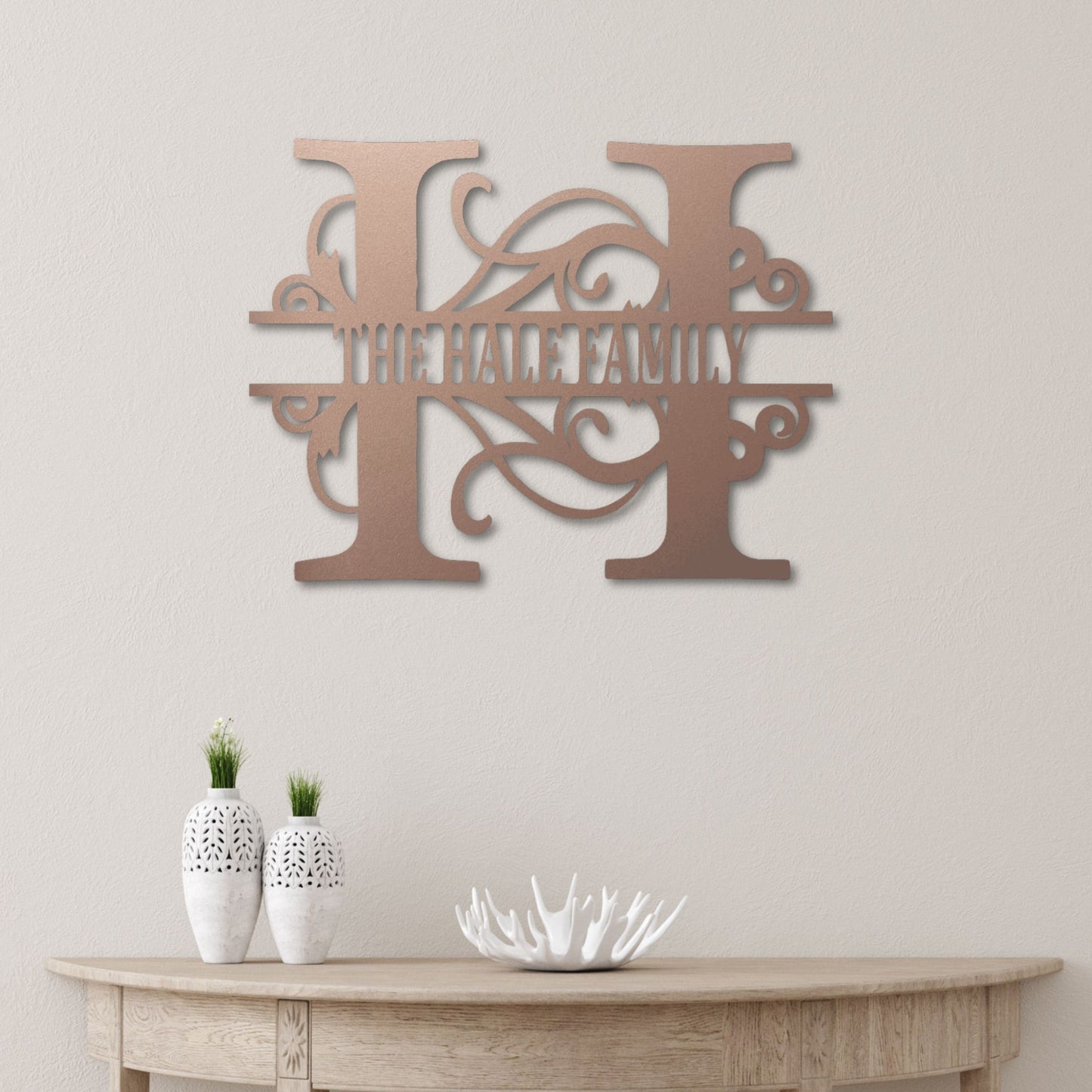 SPLIT LETTER MONOGRAM