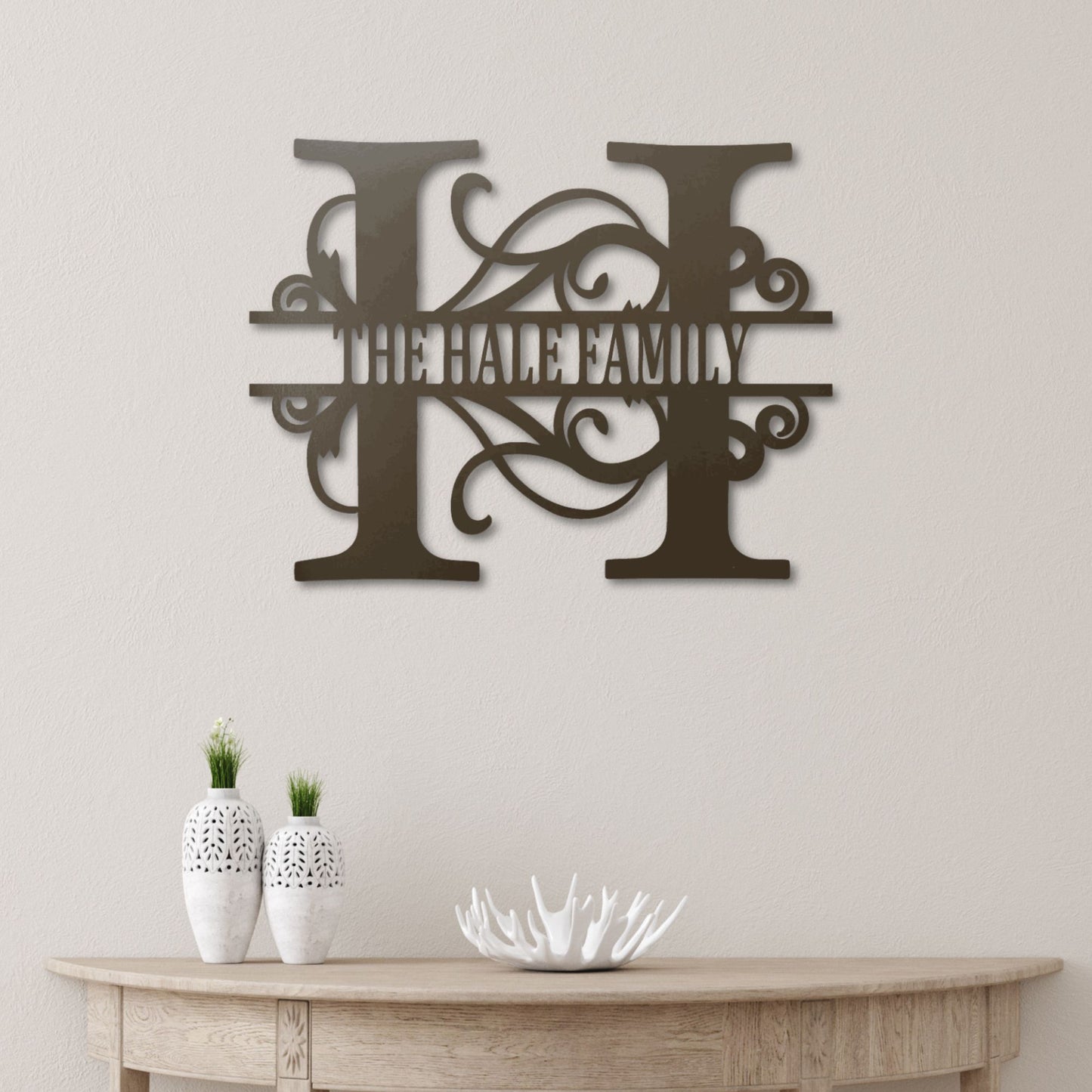 SPLIT LETTER MONOGRAM