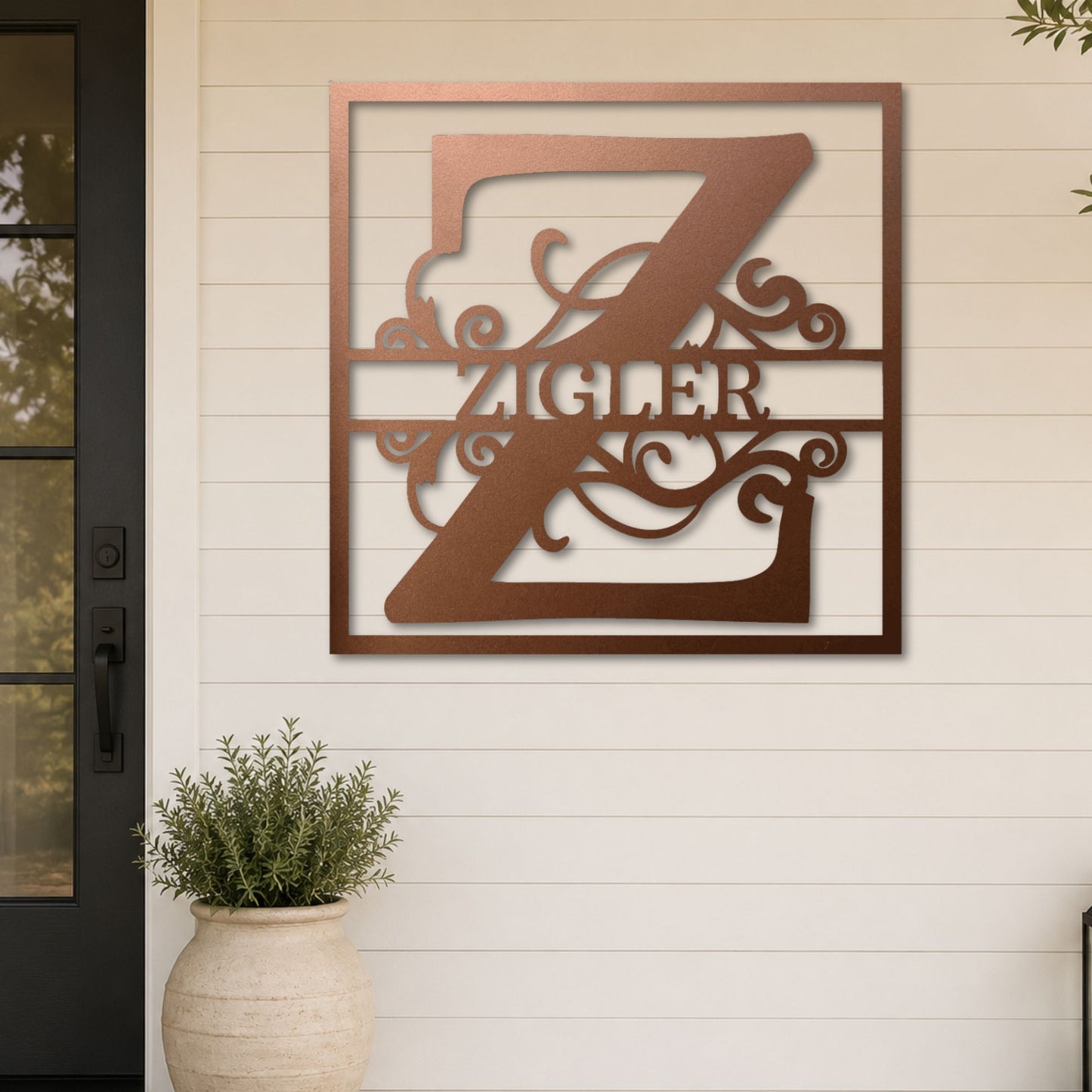 SPLIT SQUARE MONOGRAM